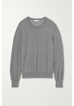 The Row - Islington Pleated Cashmere Sweater - Gray - x small,small,medium,large,x large