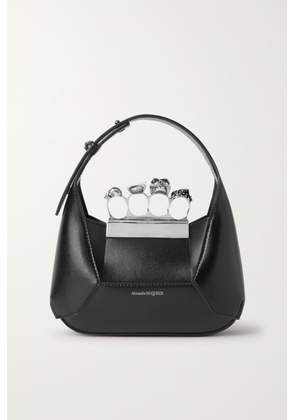 Alexander McQueen - Jewelled Mini Embellished Leather Tote - Black - One size