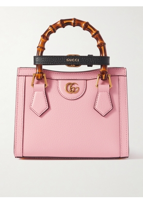 Gucci - Diana Mini Textured-leather Tote - Pink - One size