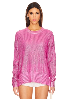 BEACH RIOT Callie Sweater in Pink. Size M, S, XL, XS.