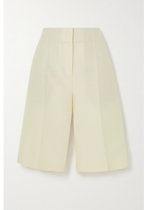 The Row - Flash Wool And Silk-blend Shorts - Ivory - US0,US2,US4,US6,US8,US10,US12