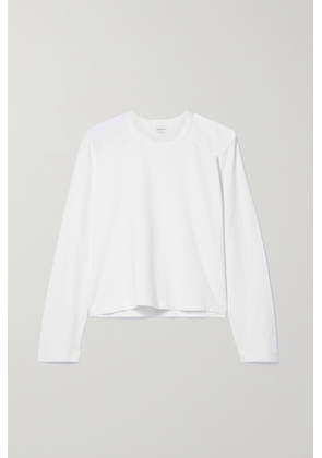 LESET - Maya Cotton-jersey T-shirt - White - x small,small,medium,large,x large