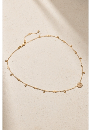 Gucci - Interlocking G 18-karat Gold Diamond Necklace - One size