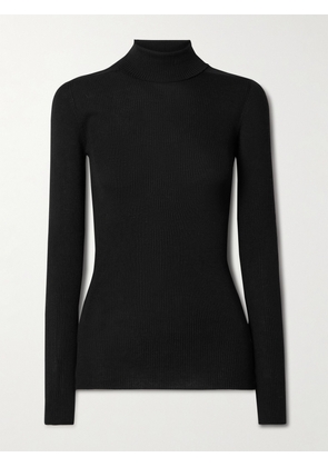 WARDROBE.NYC - Ribbed Wool Turtleneck Sweater - Black - xx small,x small,small,medium,large,x large