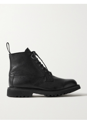 Gabriela Hearst - + Tricker’s Camilla Textured-leather Ankle Boots - Black - UK 3.5,UK 4,UK 4.5,UK 5,UK 5.5,UK 6,UK 6.5,UK 7,UK 7.5,UK 8