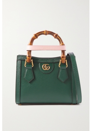 Gucci - Diana Mini Textured-leather Tote - Green - One size