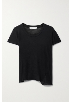 The Row - Analyn Asymmetric Cashmere T-shirt - Black - x small,small,medium,large,x large