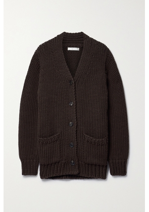 The Row - Evesham Merino Wool Cardigan - Brown - x small,small,medium,large,x large