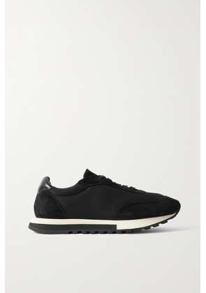 The Row - Owen Mesh And Suede Sneakers - Black - IT35,IT36,IT36.5,IT37,IT37.5,IT38,IT38.5,IT39,IT39.5,IT40,IT40.5,IT41,IT41.5