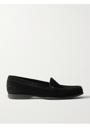 The Row - Ruth Suede Loafers - Black - IT36,IT37,IT37.5,IT38,IT38.5,IT39,IT39.5,IT40,IT40.5,IT41,IT42