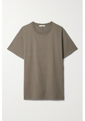 The Row - Ashton Cotton-jersey T-shirt - Brown - x small,small,medium,large,x large