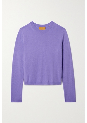Guest In Residence - Cashmere Sweater - Purple - x small,small,medium,large,x large