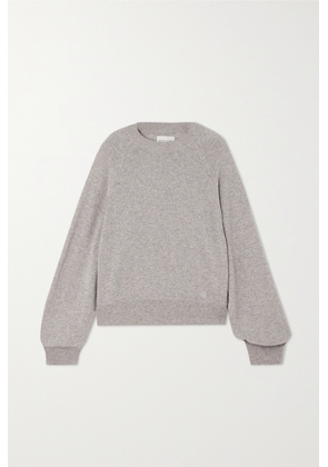LOULOU STUDIO - Pemba Mélange Cashmere Sweater - Gray - x small,small,medium,large,x large