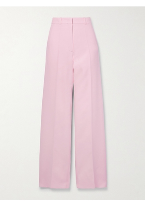 Valentino Garavani - Wool And Silk-blend Crepe Straight-leg Pants - Pink - IT36,IT38,IT40,IT42,IT44,IT46,IT48,IT50