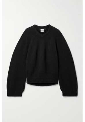 KHAITE - Nalani Cashmere Sweater - Black - x small,small,medium,large,x large