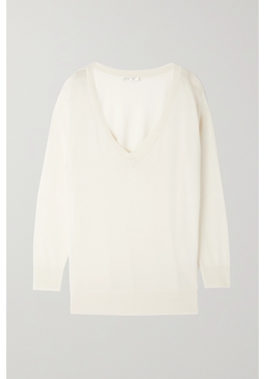Chloé - + Atelier Jolie Cashmere And Silk-blend Sweater - White - x small,small,medium,large,x large