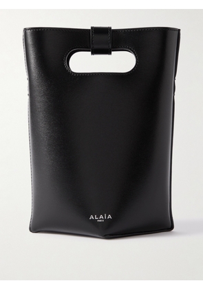Alaïa - Folded Small Leather Tote - Black - One size