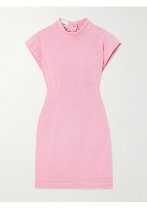 Isabel Marant - Nina Open-back Denim Mini Dress - Pink - FR34,FR36,FR38,FR40,FR42,FR44