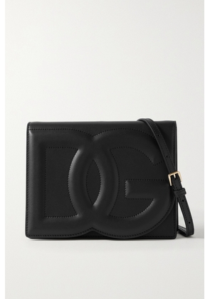 Dolce & Gabbana - Leather Shoulder Bag - Black - One size