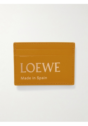 Loewe - Embossed Leather Cardholder - Yellow - One size