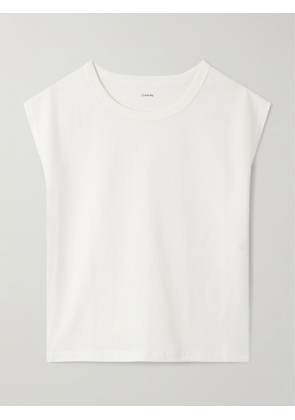 LEMAIRE - Cotton And Linen-blend T-shirt - Off-white - x small,small,medium,large,x large