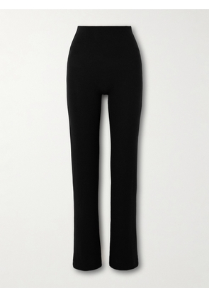 LESET - Lauren Knitted Slim-leg Pants - Black - x small,small,medium,large,x large