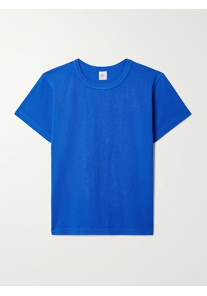 LESET - The Margo Cotton-jersey T-shirt - Blue - x small,small,medium,large,x large