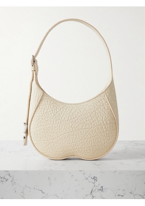 Burberry - Textured-leather Shoulder Bag - Off-white - One size