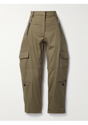 Proenza Schouler - Jackson Cotton-blend Twill Tapered Cargo Pants - Neutrals - US0,US2,US4,US6,US8,US10,US12
