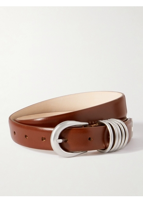 Déhanche - + Net Sustain Hollyhock Leather Belt - Brown - x small,small,medium,large,x large