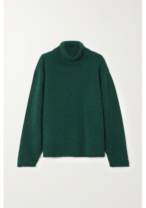 The Elder Statesman - Cashmere Turtleneck Sweater - Green - x small,small,medium,large