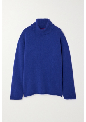 The Elder Statesman - Cashmere Turtleneck Sweater - Blue - x small,small,medium,large