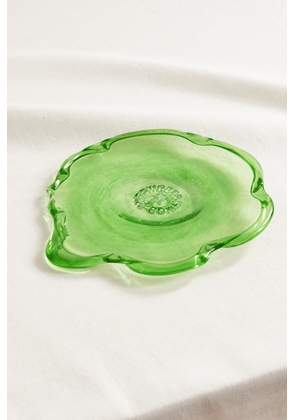 Completedworks - Thaw Recycled-glass Side Plate - Green - One size
