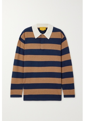 Guest In Residence - Rugby Oversized Striped Cashmere Sweater - Brown - x small,small,medium,large,x large
