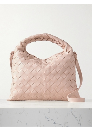 Bottega Veneta - Mini Hop Intrecciato Leather Shoulder Bag - Pink - One size