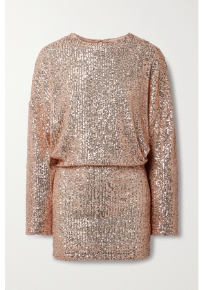 In The Mood For Love - Salome Sequined Tulle Mini Dress - Pink - x small,small,medium,large,x large