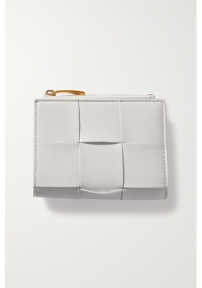 Bottega Veneta - Cassette Intrecciato Leather Wallet - White - One size