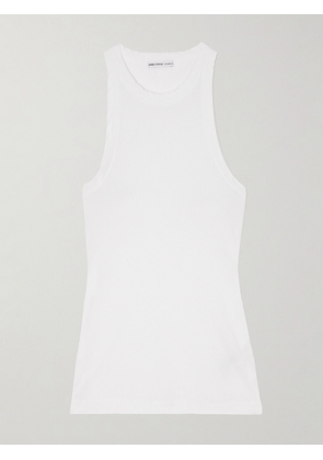 James Perse - Ribbed Stretch-supima Cotton Tank - White - 0,1,2,3,4