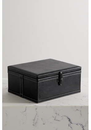 Hunting Season - Medium Leather Trunk Box - Black - One size