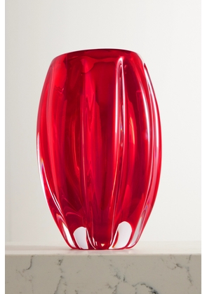 Yali Glass - The Fiori Uovo Glass Vase - Red - One size
