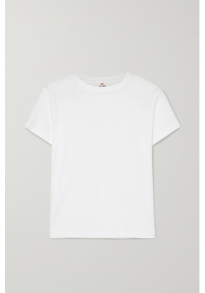 RE/DONE - Classic Cotton-jersey T-shirt - White - x small,small,medium,large