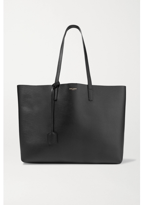 SAINT LAURENT - East/west Large Textured-leather Tote - Black - One size