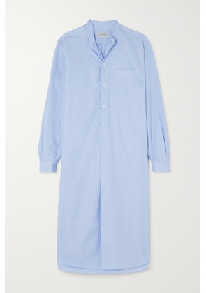 Charvet - Elysee Cotton-poplin Nightdress - Blue - x small,small,medium,large