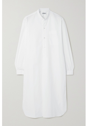 Charvet - Elysee Oversized Cotton-poplin Nightdress - White - x small,small,medium,large