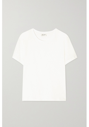 SAINT LAURENT - Cotton-jersey T-shirt - White - XS,S,M,L,XL