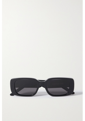 DIOR Eyewear - Wildior S2u Rectangular-frame Acetate Sunglasses - Black - One size