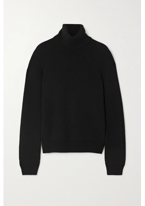 SAINT LAURENT - Ribbed Cashmere Turtleneck Sweater - Black - XS,M,L
