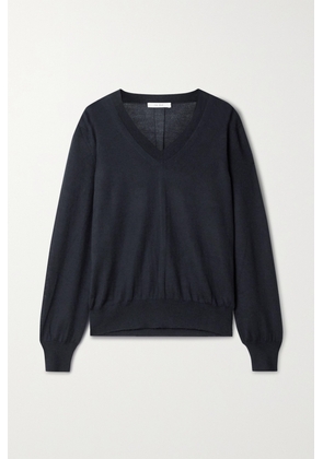 The Row - Essentials Stockwell Cashmere Sweater - Blue - x small,small,medium,large,x large