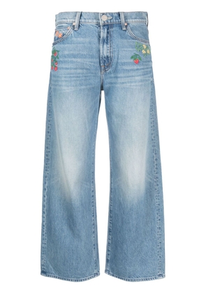 MOTHER The Dodger Ankle cropped jeans - Blue