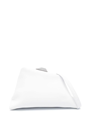 The Attico Day Off leather shoulder bag - White